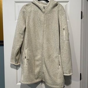 Women’s LLBean Sweater Fleece Coat size 2X